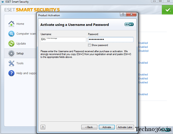 Password Username Nod32 Antivirus 5