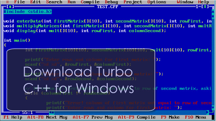 Turbo C Software For Xp